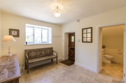 The hallway at The Creamery, Somerset