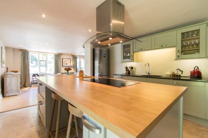 The kitchen at The Creamery, Somerset