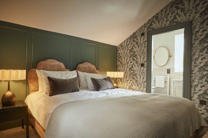 A super king size bedroom at Copeland House, Lake District