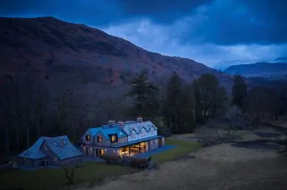 Countryside views at Copeland House, Lake District