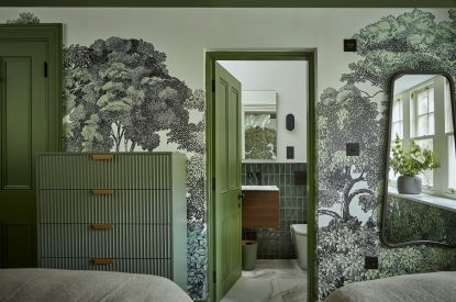 Twin bedroom at Copeland House, Lake District