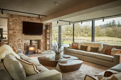 The lounge area at Copeland House, Lake District