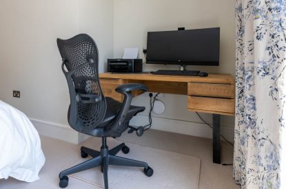 Laptop friendly workspace at Skippers Retreat, Hamble