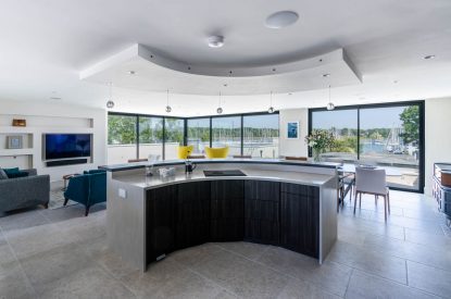 The kitchen area at Skippers Retreat, Hamble