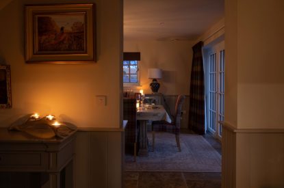 The living space at The Aulde Byre, Perthshire