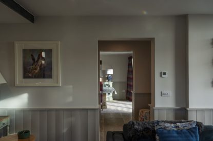 The living space at The Aulde Byre, Perthshire 