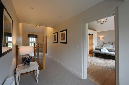 The upstairs landing at The Aulde Byre, Perthshire 