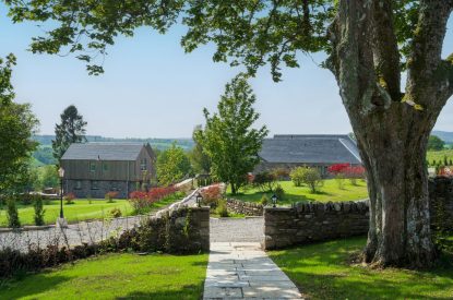 The garden at Heatherglen House, Perthshire