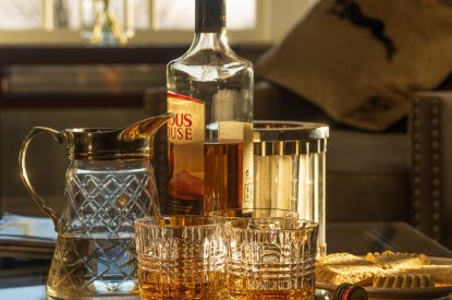The living room at Heatherglen House, Perthshire