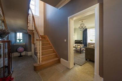The hallway at Heatherglen House, Perthshire