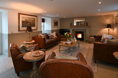 The snug at Fernbrae Farmhouse, Perthshire