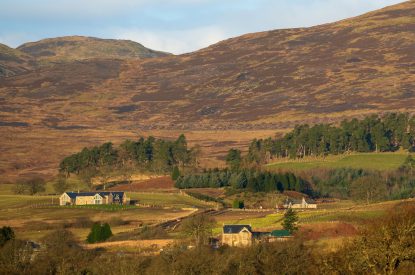 Stunning country views at Fernbrae Farmhouse, Perthshire