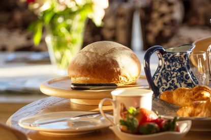 The dining table at Torran Steading, Perthshire