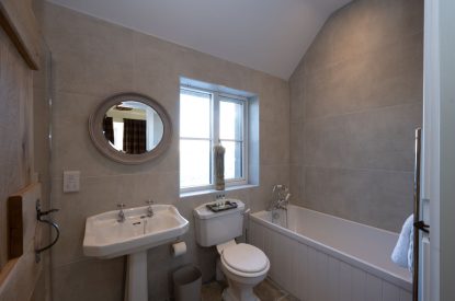 A bathroom at Torran Steading, Perthshire