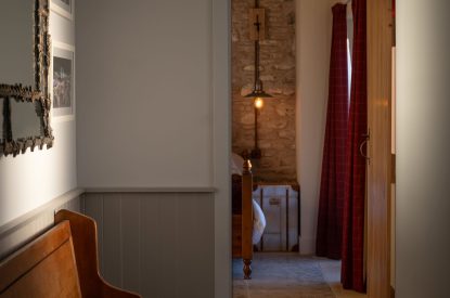 The hallway at Braeview Steading, Perthshire