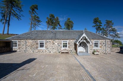 The exterior at Tayburn Cottage, Perthshire