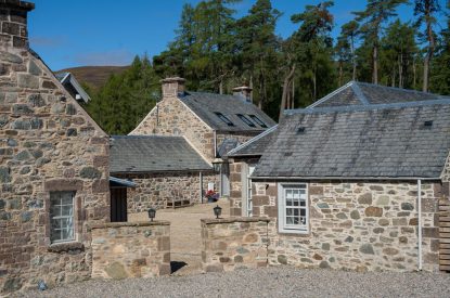 The exterior of The Highland Croft, Perthshire
