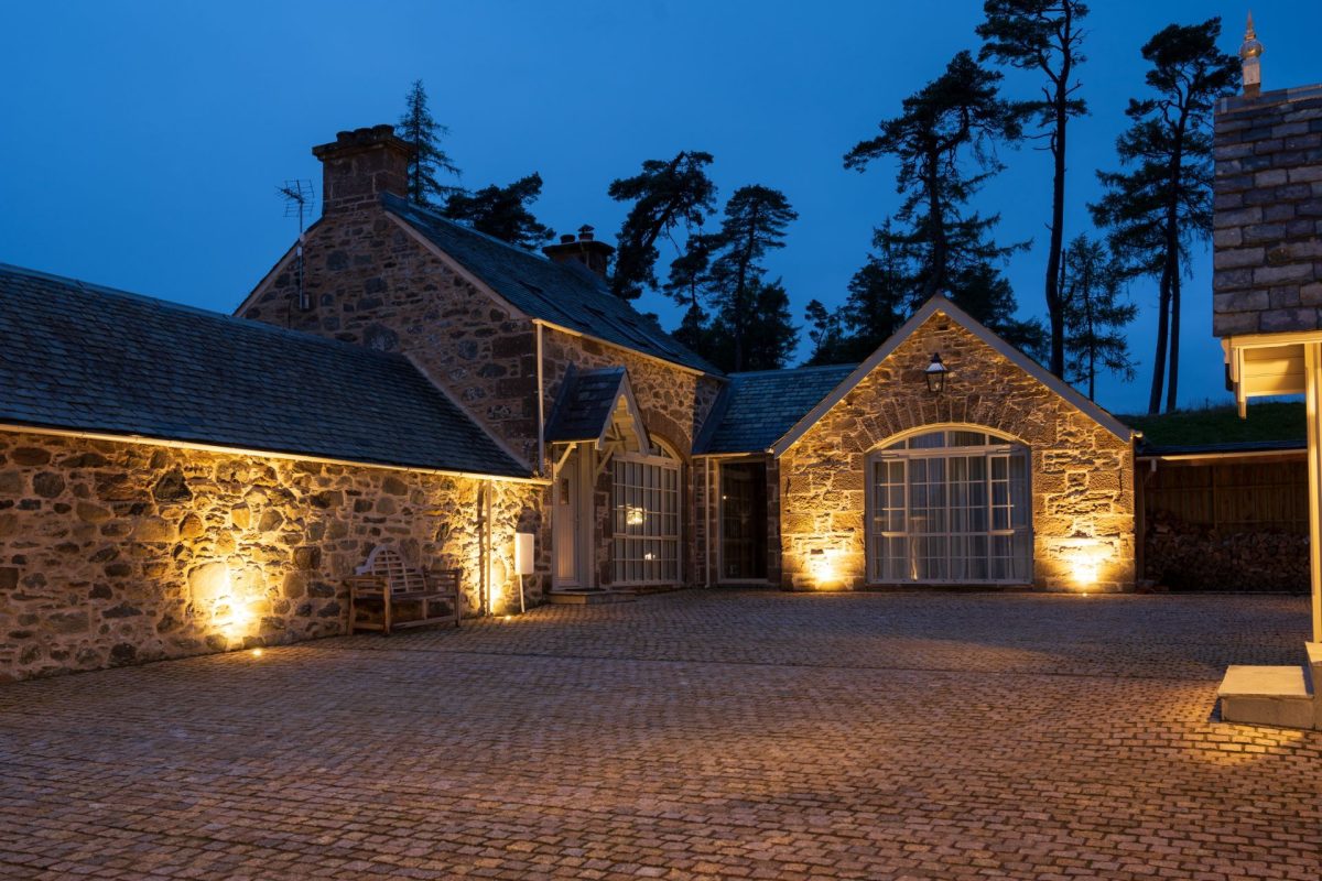 The exterior of The Highland Croft, Perthshire