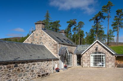 The exterior of The Highland Croft, Perthshire