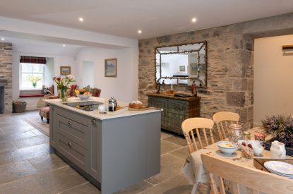 The kitchen at The Highland Croft, Perthshire