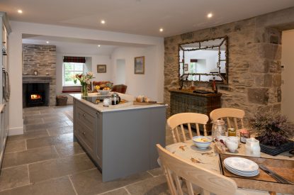 The kitchen at The Highland Croft, Perthshire