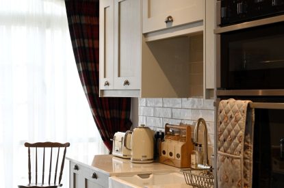The kitchen at The Highland Croft, Perthshire