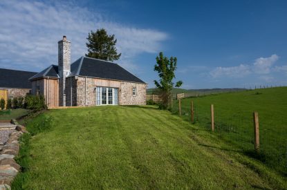 The garden at The Wee Hoose, Perthshire