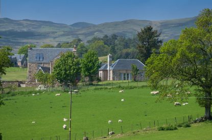 Countryside views at The Wee Hoose, Perthshire