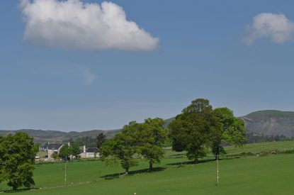 Countryside views at The Wee Hoose, Perthshire