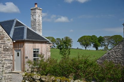 The entrance at The Wee Hoose, Perthshire