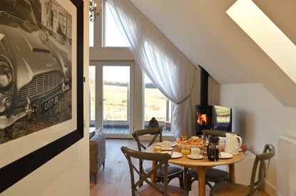 The dining area at Grousemoor Cottage, Perthshire
