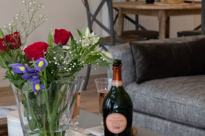 The living room at Grousemoor Cottage, Perthshire