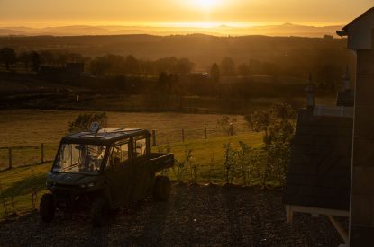 Sunset at Grousemoor Cottage, Perthshire