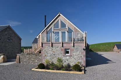 The exterior of Grousemoor Cottage, Perthshire