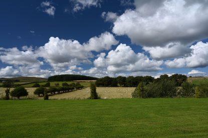 Countryside views at Rowanrigg Steading, Perthshire