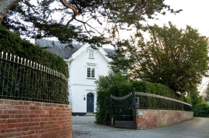 The entrance to White Exeter House, Devon