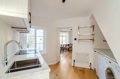 The kitchen at White Exeter House, Devon
