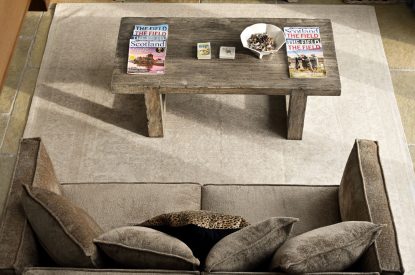 View above the living room at Ternan's Cottage, Perthshire