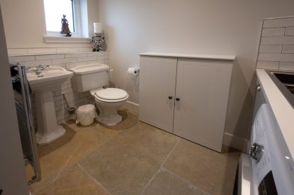 The utility room at Ternan's Cottage, Perthshire