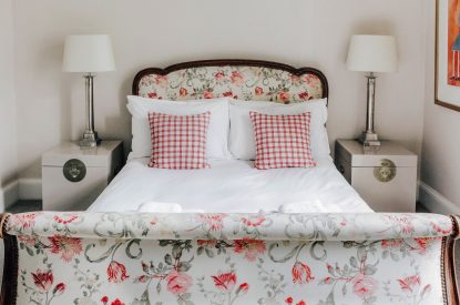 A double bedroom at Katsura House, Cotswolds