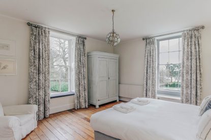 A king size bedroom at Katsura House, Cotswolds