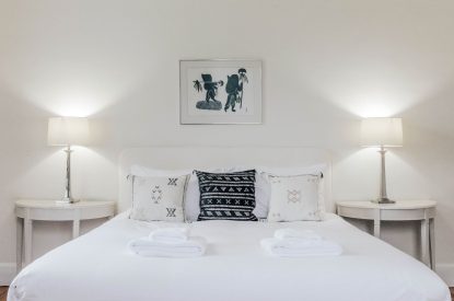 A king size bedroom at Katsura House, Cotswolds