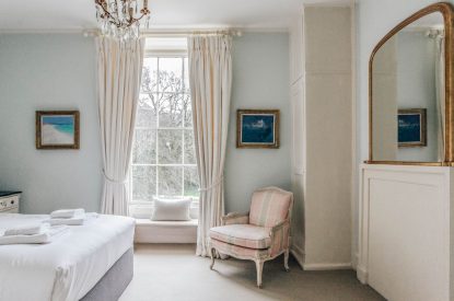 A king size bedroom at Katsura House, Cotswolds