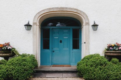 The entrance at Katsura House, Cotswolds