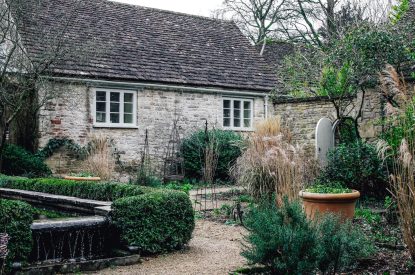 The gardens at Katsura House, Cotswolds