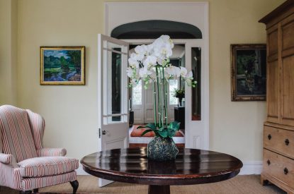 View to the entrance hall at Katsura House, Cotswolds