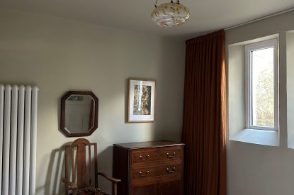 A double bedroom at Plas Glan Menai, Anglesey