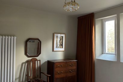 A double bedroom at Plas Glan Menai, Anglesey