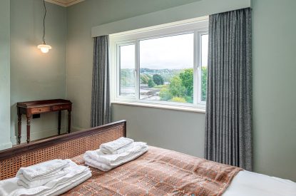 A double bedroom  at Plas Glan Menai, Anglesey