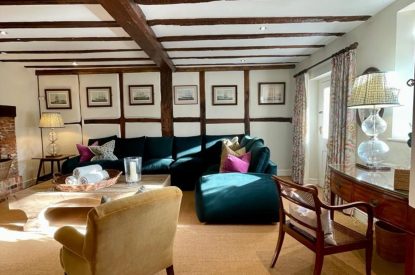 The living room at Acacia Cottage, Hampshire